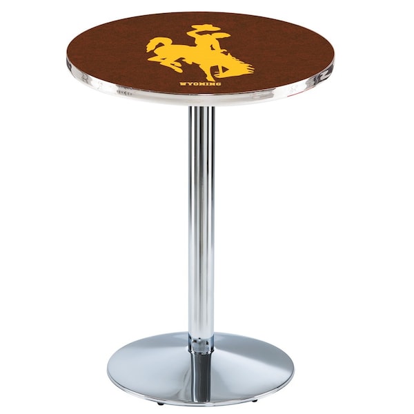 42" Chrome Wyoming Pub Table